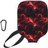 Generic Copri Paddle pickleball Racchetta Red Galaxy Space pickleball Paddle Cover | Universale antigraffio Neoprene Paddle Cover Per L'uso Esterno sport Fits Most Rackets