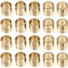 GATHINESS 20 Pezzi Ghiere in Rame per Stecche da Biliardo, Oro, Leggere | Fissatori Portatili per Stecche da Biliardo e Pool Cue, per Principianti e Appassionati, Cerchi di Ricambio
