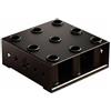 Baoblaze Barbell Storage Rack Supporto Bilanciere, Base Di Stoccaggio Per Bilancieri Olimpici A Nove Fori Modello Base
