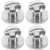 Anneome 4 Pezzi Viti per Piastra Posteriore da Immersione, Acciaio Inossidabile, Argento, per Backplate da Immersione e Accessori Subacquei, Fissaggio Sicuro
