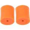 ibasenice 2 Pezzi Supporto da Parete per Snowboard, Supporto per Snowboard da Parete, in Gomma Arancia, Gancio Verticale, Facile da Installare, Salvaspazio, per Sci e Skateboard, Casa