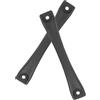 USHOBE 2 Pezzi Maniglia di Ricambio per Kayak Antiscivolo in PU Nero | Impugnatura Comoda, Accessorio Pratico, Pezzo Sostitutivo, Adatta a Canoa e Imbarcazione, Colore Nero