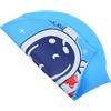 BESTOMZ Cuffia da Nuoto per Silicone, Cartone Spaziale Blu | Leggera, Buona Elasticità, per Bambine, Stile Semplice e Vivace