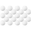 Kisangel Bianche Palline Pezzi ABS Ping 40mm Pong da 30 per Giochi | Superficie senza Cuciture, Finitura Finemente Testurizzata, Presa Stabile e Rimbalzo Uniforme, per Feste e Outdoor