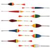 BESTOMZ 10 Pezzi Schiuma Galleggiante ad Alta Sensibilità da Pesca | Indicatore di Abboccata, Alta Galleggiabilità, Facile da Individuare, Accessorio per Pesca in Mare e Trota