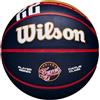 WILSON WNBA Caitlin Clark - Pallone da basket Fever Rising, misura 15-72,4 cm, colore: Blu navy/Rosso
