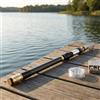Hoppipola Canna da pesca telescopica in fibra di carbonio da 1,8 m per pesca a surf, ultra corta retrattile a 44 cm, leggera e stabile per viaggi, fiumi e laghi
