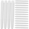 BRIGHTFUFU 50 Pezzi Aste per Freccette in Nylon Bianco, Filettate, Riducono i Rimbalzi, Facili da Installare e Rimuovere, Ricambio per Freccette Professionali e Frecce da Lancio