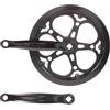 VILLCASE Guarnitura per Bici a velocità Singola 52t 170mm in Ferro Nero
