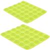 FRCOLOR 60 Pezzi Pad Antiscivolo per Snowboard in Silicone, Protezione e | Adesivo, Facile Installazione e Sostituzione, Uso su Tavola e Scarponi, Verde Chiaro