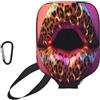 Generic Neoprene Paddle Cover Leopard Lips With Neon pickleball Paddle Cover | Portable Universale pickleball Covers Per L'uso Esterno sport Fits Most Rackets
