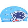 SAFIGLE Cuffia da Nuoto per Silicone Blu, Cartone Astronauta | Elastica, Leggera e Confortevole, Mantiene i Chioma Asciutti in Piscina