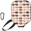 Generic pickleball Covers Lips pickleball Paddle Cover | con cerniera Impermeabile pickleball Racket Case Per L'uso Esterno uomini e donne Allenamento