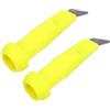 WOONEKY 2 Pezzi Puntali per bastoncini da scialpinismo Accessori per cani da trekking Sostituzione puntali bastoncini da sci Yellow