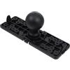 BRIGHTFUFU Supporto per Ecoscandaglio Accessorio Kayak Canoa Nero | Nylon e Silicone, Leggero e Portatile, Installazione Semplice, Soluzione di Montaggio