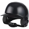 F Fityle Caschetto da Baseball per Bambini Casco con Parafaccia Elmetto per Batting Protezione Doppio Orecchio con di Ventilazione E Guardia Facciale in, Nero, Adulto