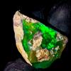 AK GEMS AND JEWELLERY Ethiopian Opal Nero Grezzo Naturale, Pietra Preziosa 15,50 ct 20x13 mm