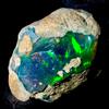 AK GEMS AND JEWELLERY Etiope Fuoco Opal, Nero Opal gemstone Crudo, natural Opal rough 22 KT 22x17 MM