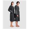 Arena Accappatoio Unisex Zeppelin Light Asphalt White in Cotone
