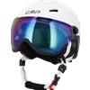 CMP Casco da Sci con Visiera WA-2 Bianco/Nero