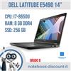 Dell Notebook 14" DELL Latitude E5490 Cpu i7-8650u Ram 8Gb 256Gb SSD Win11Pro