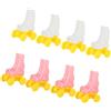 JOINPAYA Scarpe Roller per Bambole in Plastica, 4 Paia, Mini | Finitura Curata, Resistenti a Usura e Sbiadimento, per Collezioni Fai da Te e Scenografie Domestiche