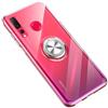 SORAKA Cover trasparente per Huawei P30 Lite con il supporto anello girevole 360 Custodia molle trasparente di TPU di adatto esile,compatibile con il supporto magnetico del telefono per automobile
