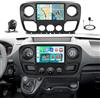 Hikity Autoradio per Renault Master 3/Opel Movano 2/Nissan NV400 2010-2021 | 10 IPS Schermo 4+64G Android 15 Autoradio con Wireless CarPlay Android Auto FM RDS EQ BT Navi GPS WIFI USB MIC