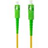 Blendend Cavo in fibra ottica SC/APC a SC/APC monomodale, con copertura LSZH (bassa emissione di fumi e senza alogeni) di colore giallo. Lunghezza 1 metro, ideale per connessioni di rete ad alta efficienza e