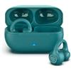 JLab Flex Cuffie Open Ear - Auricolari Open Ear Wireless, Design con Clip, 21H di Autonomia, Auricolari con Bluetooth Multipoint, Microfono MEMS, Personalizzazione con App, Verde Acqua