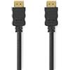 NEDIS Cavo HDMI ad alta velocità con Ethernet, connettore HDMI - 4K @ 60Hz - ARC - 18 Gbps - 1,50 m - rotondo - PVC - nero - etichetta