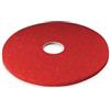 3M 3 m Red buffer Pad 5100, Floor buffer, Machine use (case of 5), 12", Red, 5