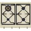 Smeg SRV864POGH piano cottura Crema Incasso Gas