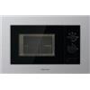HISENSE BIM320G11X FORNO MICROONDE INCASSO 20L 800W GRILL AQUA CLEANING INOX VETRO NERO