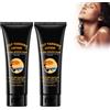 Beslibate 2PC Crema abbronzante 120g, Self Tanning Fluid, abbronzatura senza macchie e striature, idrata intensa e riduce le rughe, delicato abbronzatura del corpo, per abbronzatura ultra lunga, foundation