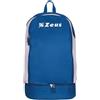 Etoile Zaino Ulysse per Zeus Sport Fondo Rigido Vano Portascarpe Relax Allenamento Fitness Palestra Borsone Zaini Zainetti Ampia Tasca Frontale Scomparto (Azzurro/Bianco, H 50 x L 32 x P 28 cm)