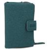 Zwei Portafoglio da donna M.Wallet MW5 in morbida pelle sintetica, portafoglio con bottone automatico e scomparto per monete con cerniera, 6 scomparti per carte di credito, 4 scomparti, 1 scomparto