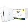 CNBINGO M1-102 set da 2 interruttori touch a 1 via | bianco - molto buono