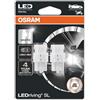 OSRAM LEDriving® SL, ≜ W21/5W, bianco 6000K, lampade di segnalazione a LED, solo fuoristrada, non omologati ECE, doppio blister