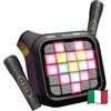 VTech Karaoke Light Party Microfono con Altoparlante 7+ Anni | 2 Microfoni Wireless, Bluetooth, Magic Voice, Effetti Sonori, 25 Tasti Pixel Art, Batterie Incluse, Lingua Italiana