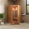 Parama Sauna ad infrarossi 107x107 CM H188 in legno Hemlock con radio integrata | Tampere