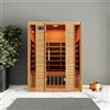Parama Sauna ad infrarossi 97x146 cm H188 in legno Hemlock con radio integrata | Oulu