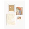 Paper Collective Set 4 poster con cornice Artwall No. 13 - Beige, Colorato