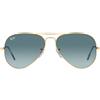 Ray-Ban Occhiali da Sole RB3025 001/3M Aviator Oro/Blu Sfumato Unisex 55/14/135