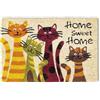 matches21 HOME & HOBBY Tappetino in cocco per interni ed esterni, in fibra di cocco, 40 x 60 cm, con scritta Sweet Home