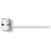 Shure WL185MW/C-TQG LAVALIER MICROPHONE, CARDIOID, WHITE 1 cm Condenser Lavalier, White, Cardioid, TA4F Termination Pouch, Tie Clip, Snap-Fit Windscreen