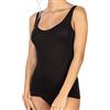EGI Canotta da Donna in Micromodal con Spalla Larga Liscia (3/S, Nero)