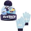 BlueY Berretto Invernale e Guanti Set Bambina 3-6 Anni, 2 o 3 Pz Calda Cappelli, Sciarpa e Guanti Bambina, Regalo Bambini