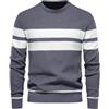 Cozyan Maglioni per Uomo Pullover a Maglia Maglioncino Girocollo Sweater a Maniche Lunghe Felpa Uomo Senza Cappuccio Premium Basic Sportivo Casual Senza Zip Moda per l'inverno