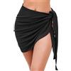 AI'MAGE Pareo da donna copricostume corto per bikini, copricostume da bagno, taglie S-3XL